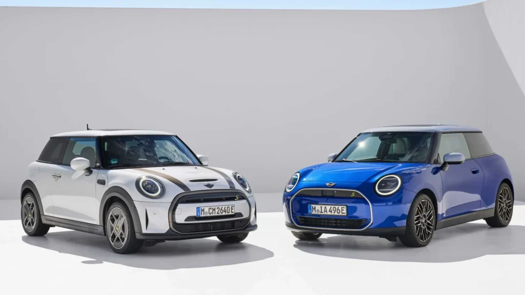 Cadillac CT4 & 8. Mini Cooper SE