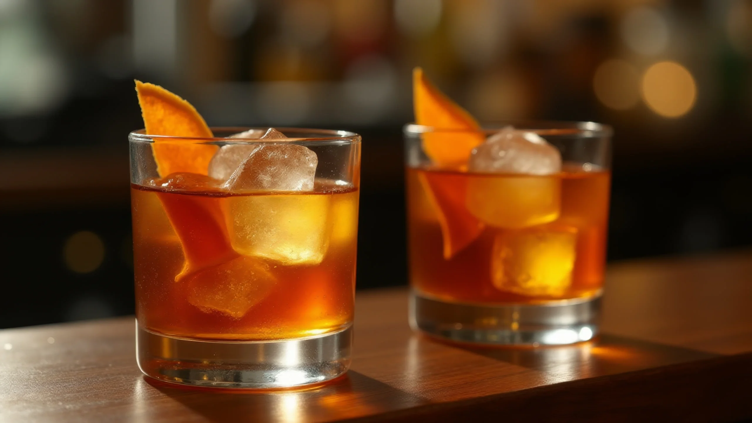 old fashioned with agave
