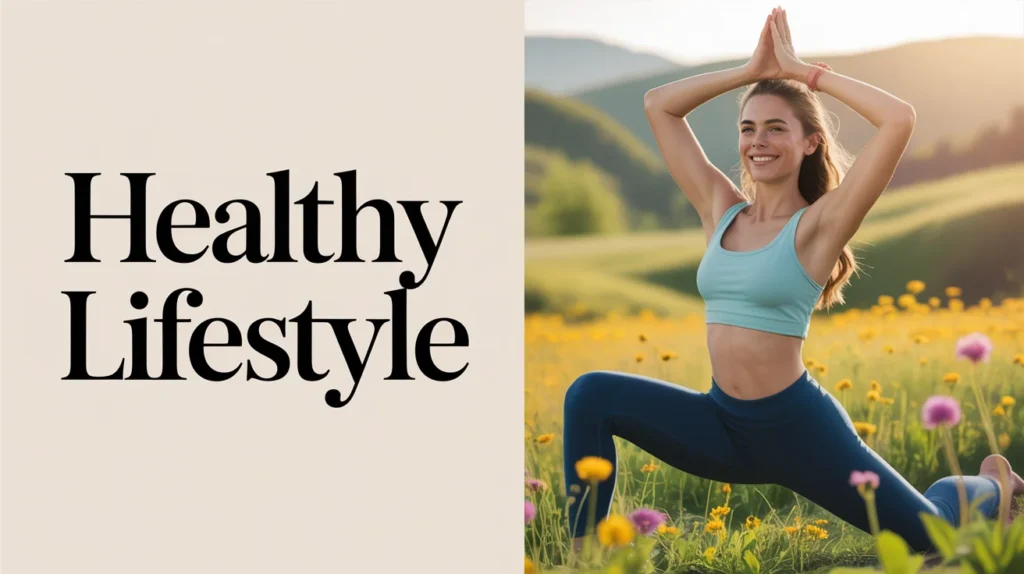 Healthy Lifestyle Poster: Visual Inspiration for a Better Life