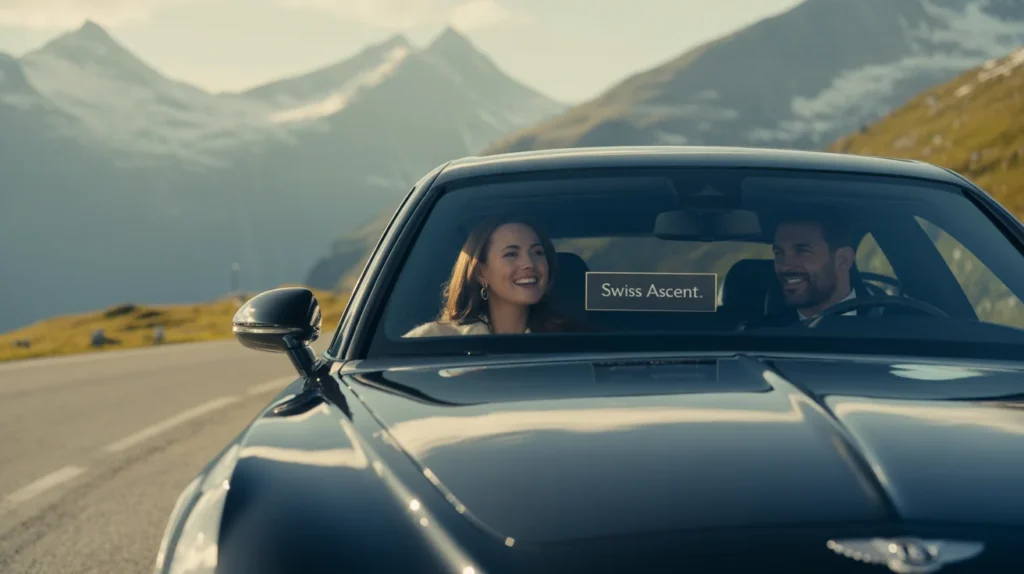 luxury car service in Swiss Alps