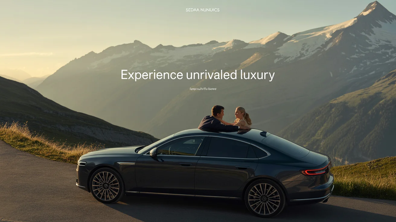 luxury car service in Swiss Alps