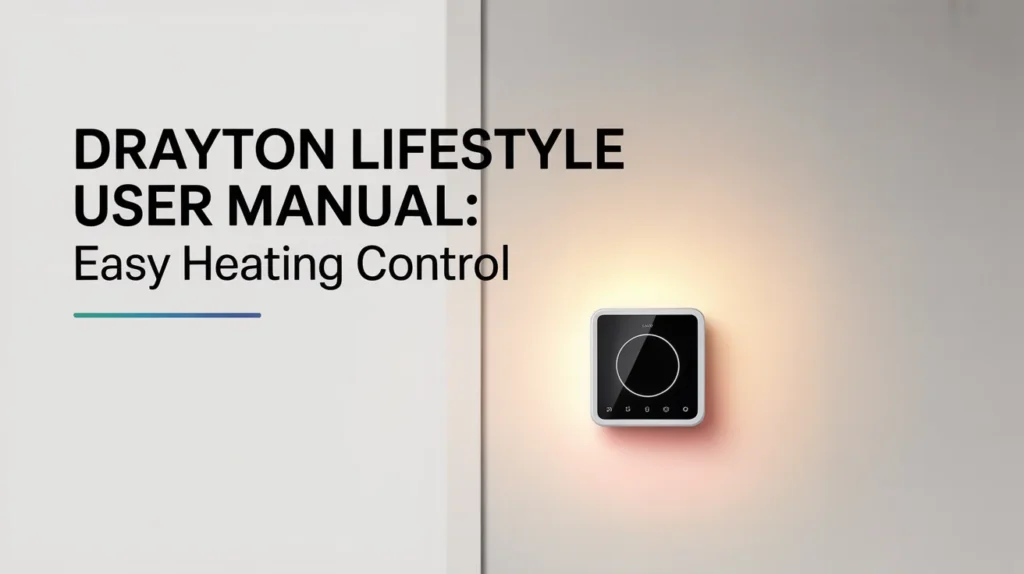 Drayton Lifestyle User Manual: Easy Heating Control