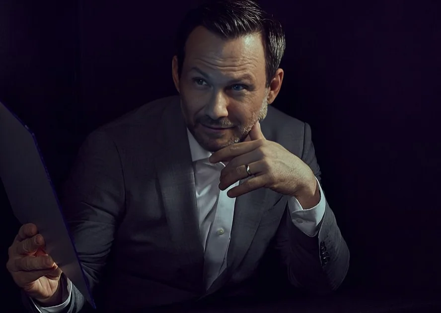 Christian Slater photographed for The Wrap