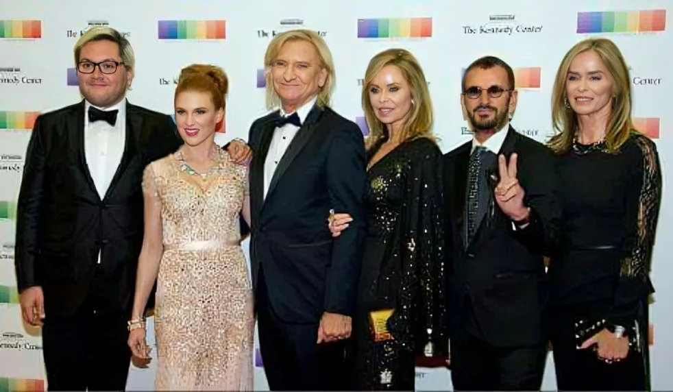 Joe & family & Ringo & Barbara Starr at The Kennedy Center Honors in DC Fri 12-2-2016