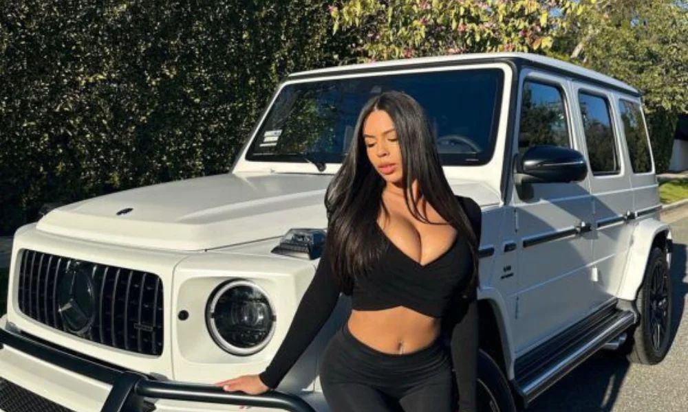 A woman in a black outfit-autumn falls net worth