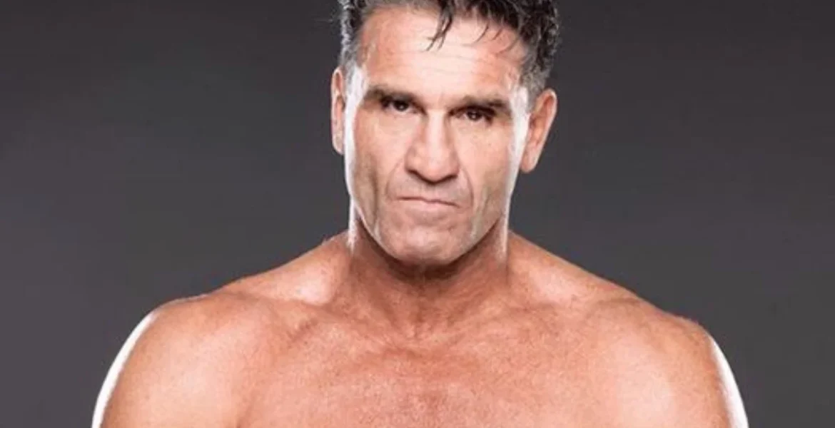 Muscular man with short dark hair