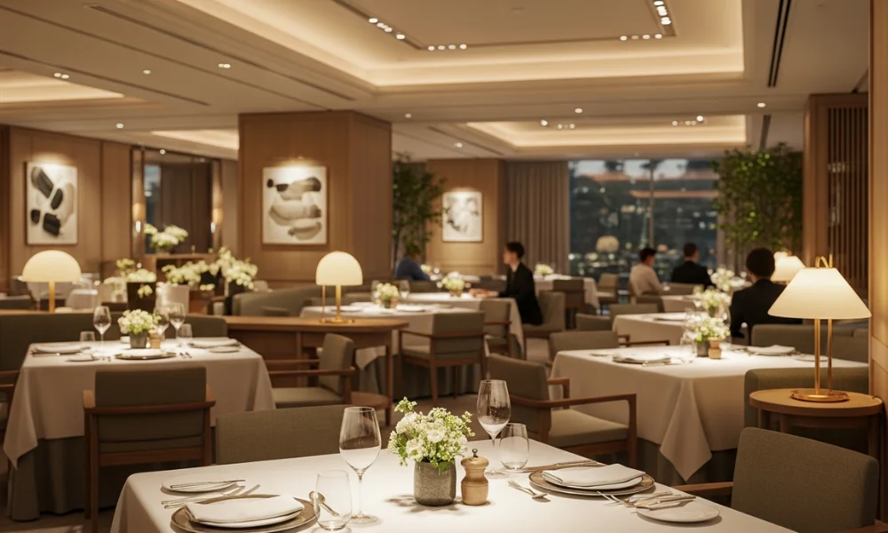 Elegant luxury restaurant interior-luxury restaurants 2025