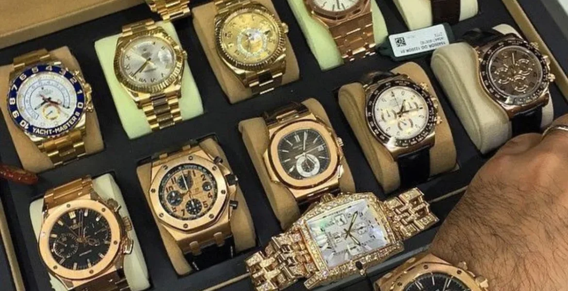 A collection of luxury watches