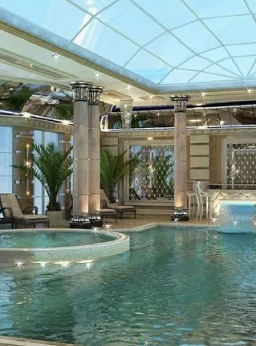 Luxurious indoor pool