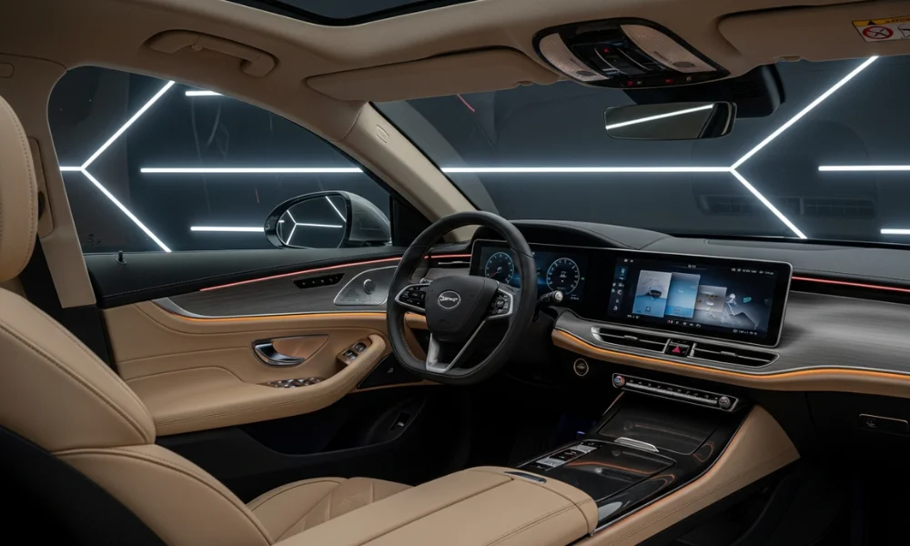 Luxury EV features and premium design