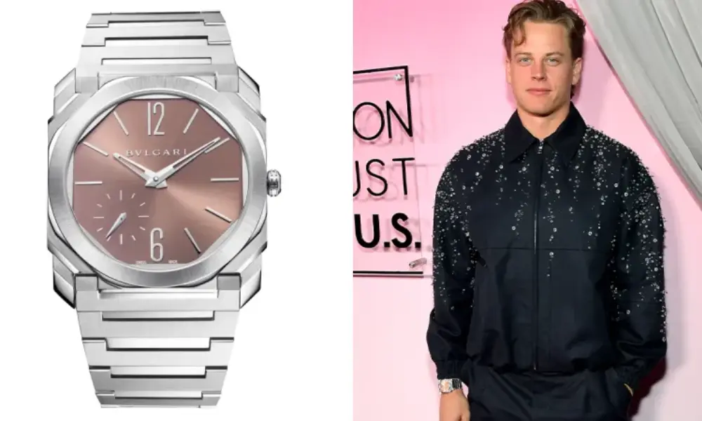 3. Joe Burrow’s Bulgari Octo Finissimo (Salmon Dial)